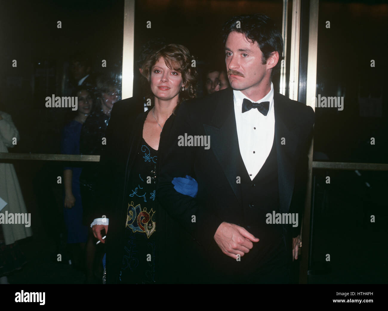 Susan Sarandon et Kevin Kline en photo au New York Film Festival à New York en 1983 Banque D'Images