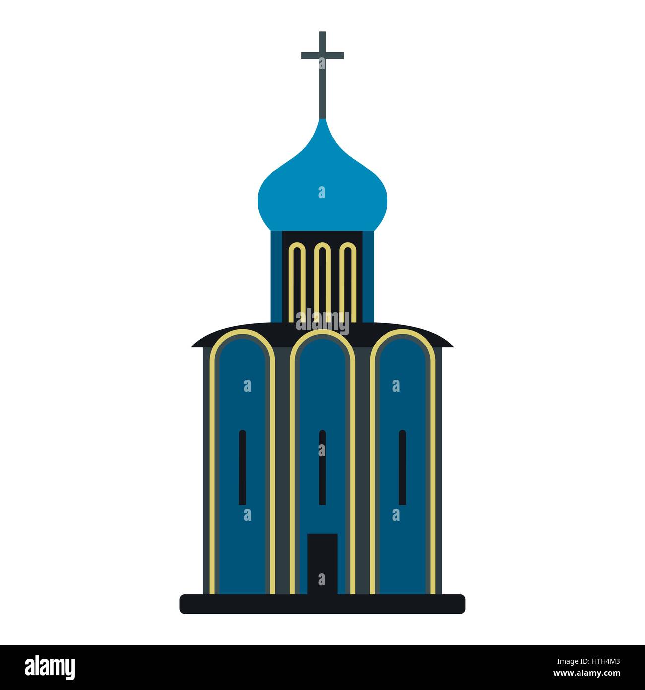 L'icône de l'Eglise orthodoxe Illustration de Vecteur