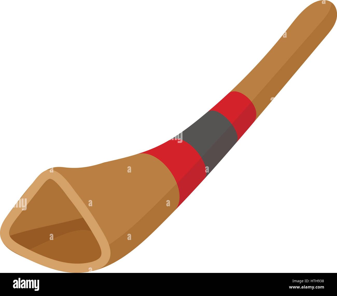 Didgeridoo, instrument de musique australien Image Vectorielle Stock - Alamy