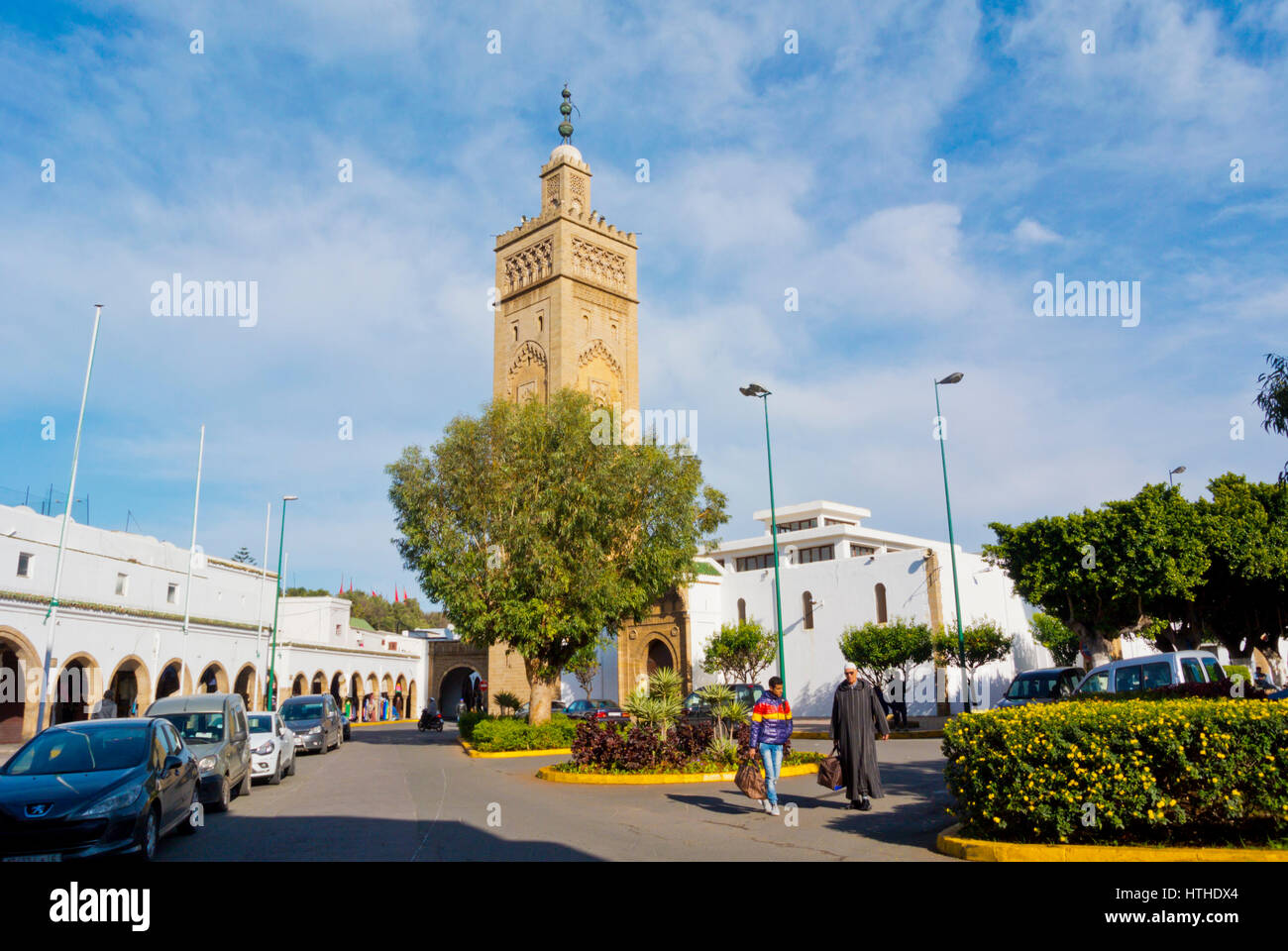 Mosquée Moulay Youssef, quartier des Habous, Nouvelle Medina, Casablanca, Maroc Banque D'Images