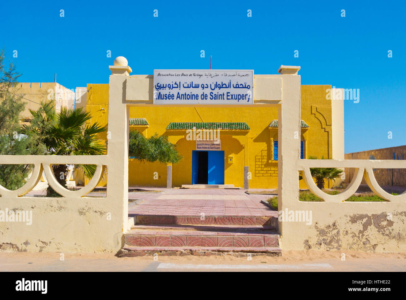 Musée Antoine de Saint Exupery, Tarfaya, Laayoune-Sakia El Hamra région, soutwestern Maroc Banque D'Images