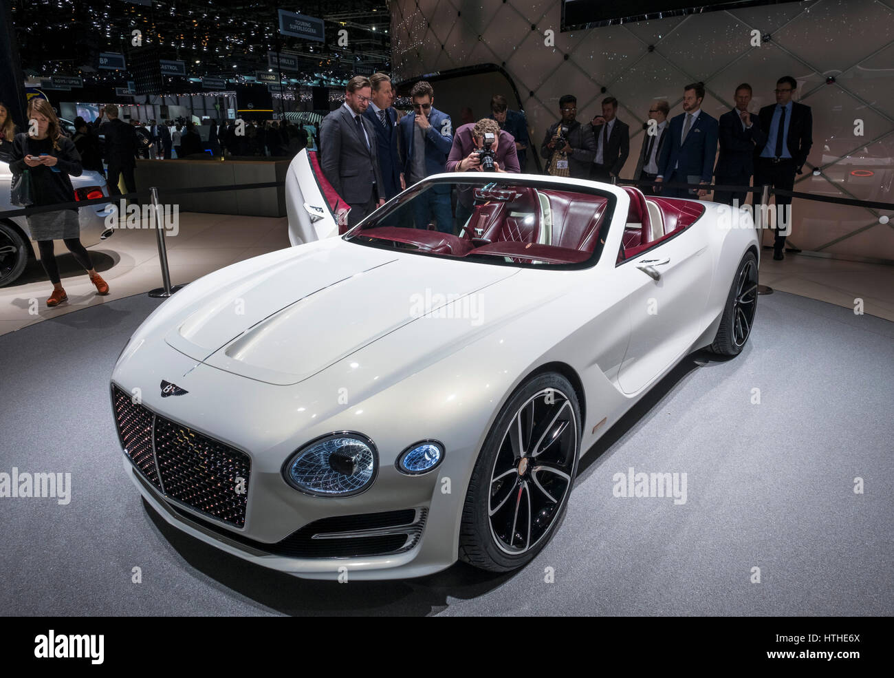 Bentley EXP Speed 12 6e Concept au 87e Salon International de l'Automobile à Genève Suisse 2017 Banque D'Images