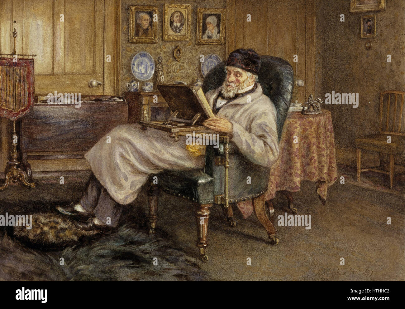 Mme Helen Allingham - Thomas Carlyle, 1795 - 1881. Historien et essayiste - Google Art Project Banque D'Images