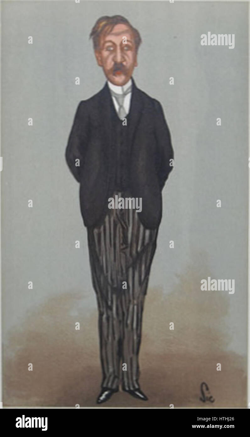 George Moore Vanity Fair 21 Janvier 1897 Banque D'Images