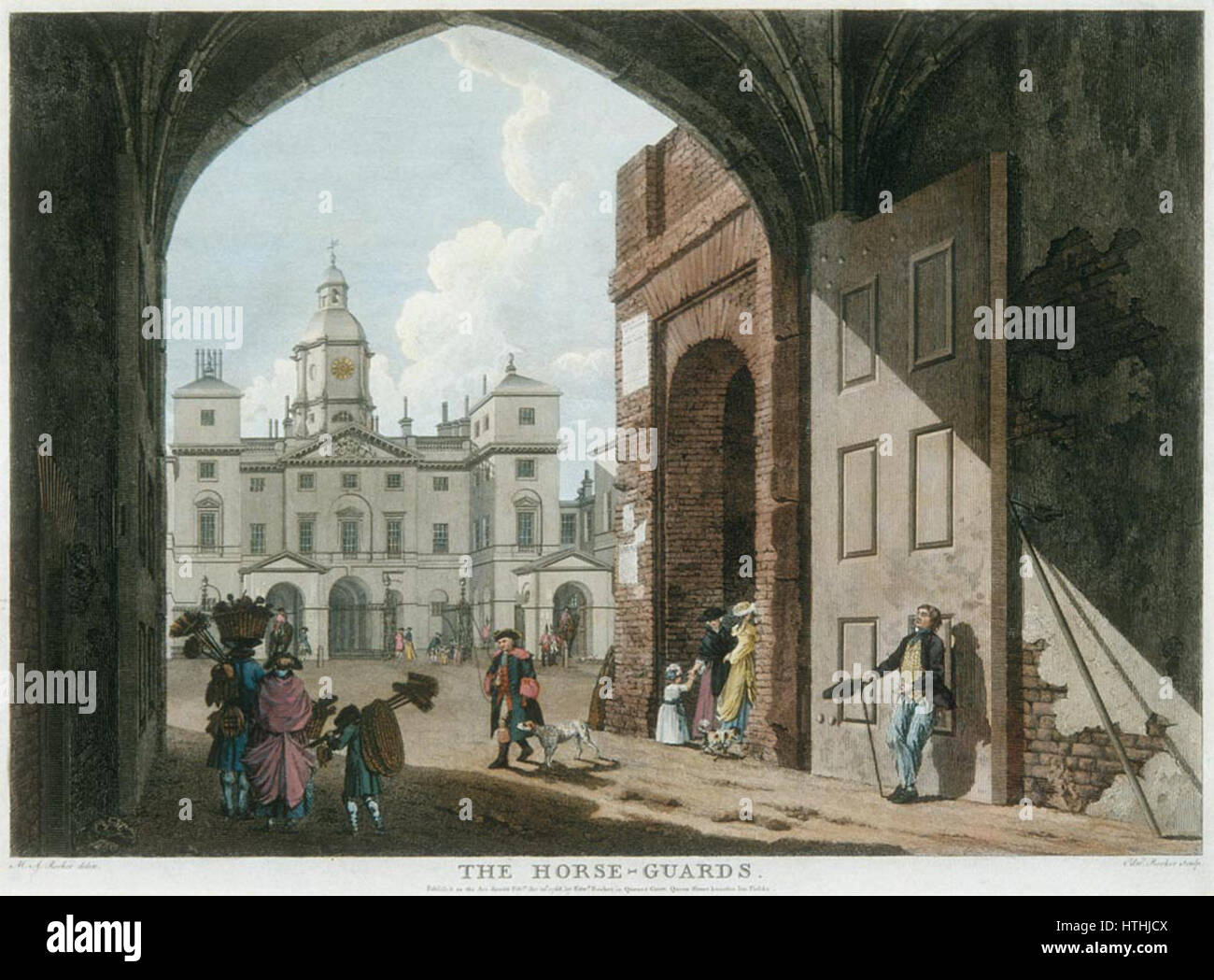 La Cavalerie de la garde, par Edward Rooker Michael Angelo Rooker, après 1768 - gac 01220 Banque D'Images