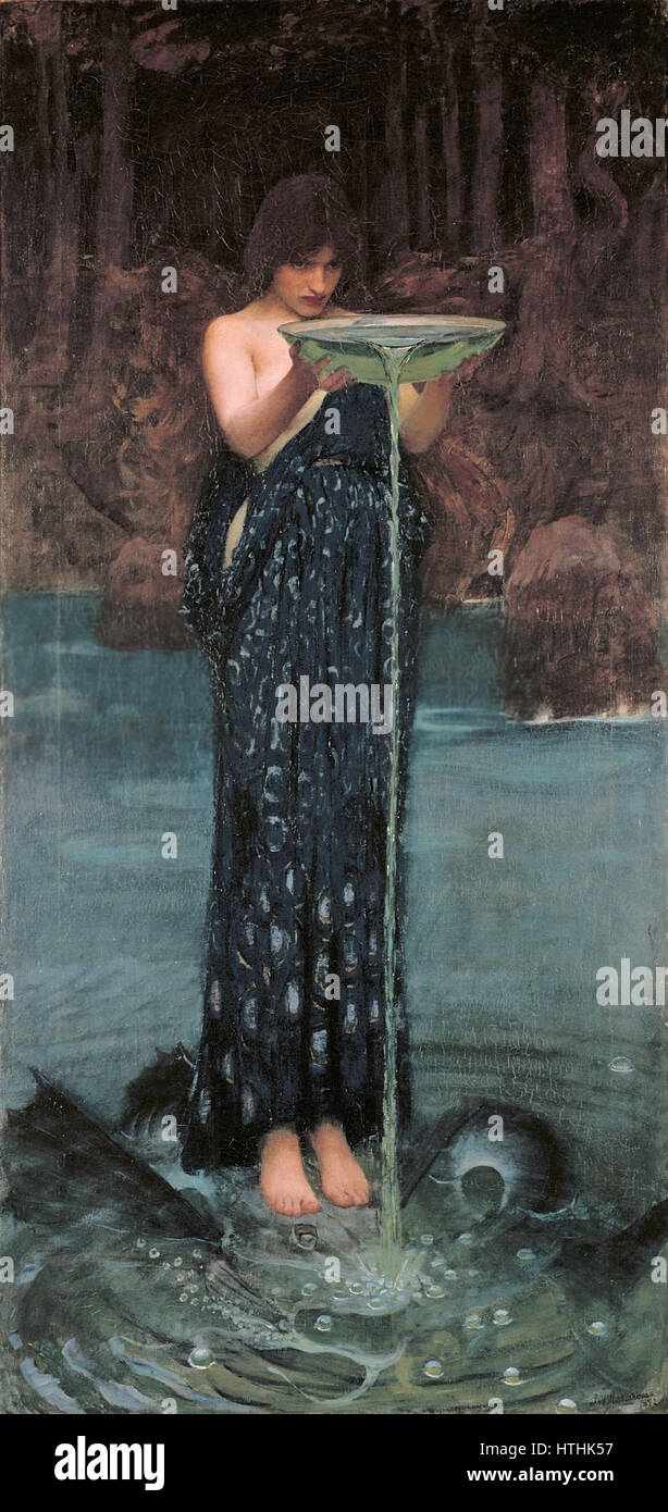 John william waterhouse circé Banque de photographies et d’images à haute résolution Alamy