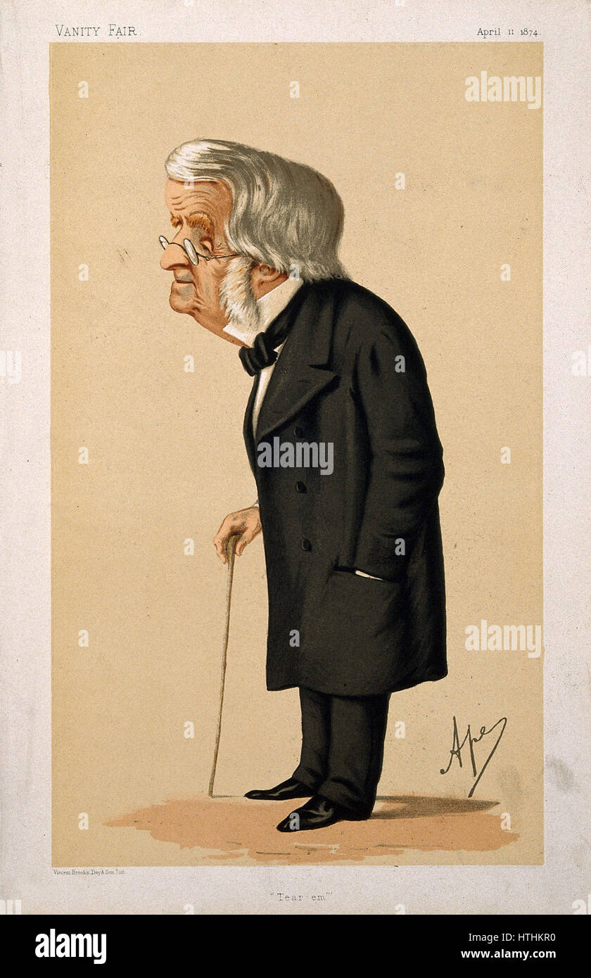 Le portrait de J.A. Roebuck, député de Bath et Sheffield, reflète sa stature politique et son engagement envers la politique britannique au milieu du XIXe siècle. Cette œuvre souligne l’importance de Roebuck au cours de sa carrière politique. Banque D'Images