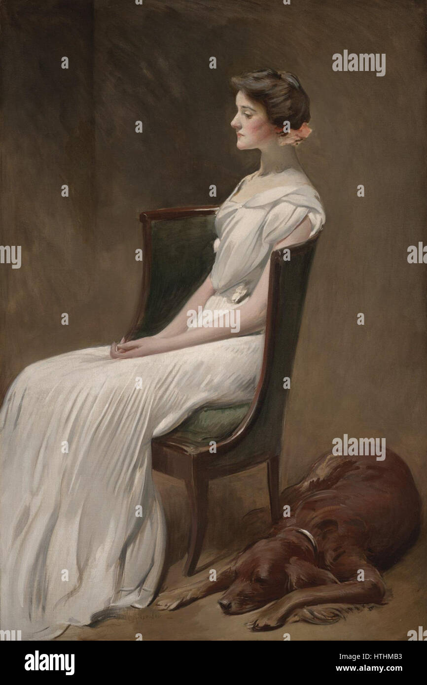Mlle Dorothy Quincy Roosevelt par John White Alexander Banque D'Images