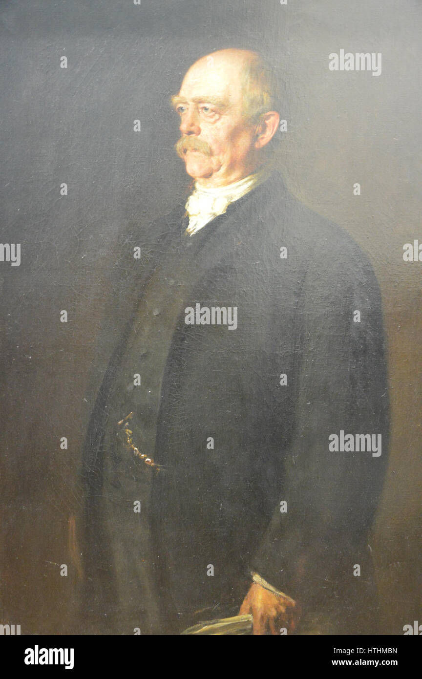 Franz von Lenbach - Otto von Bismarck - 1884 Banque D'Images