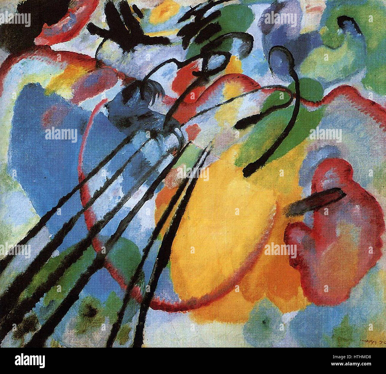 Vassily Kandinsky, Improvisation 26 - 1912 Banque D'Images Vassily Kandinsky, Improvisation 26 - 1912 Banque D'Images
