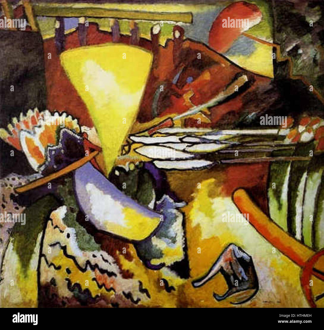 Vassily Kandinsky, Improvisation 11 - 1910 Banque D'Images