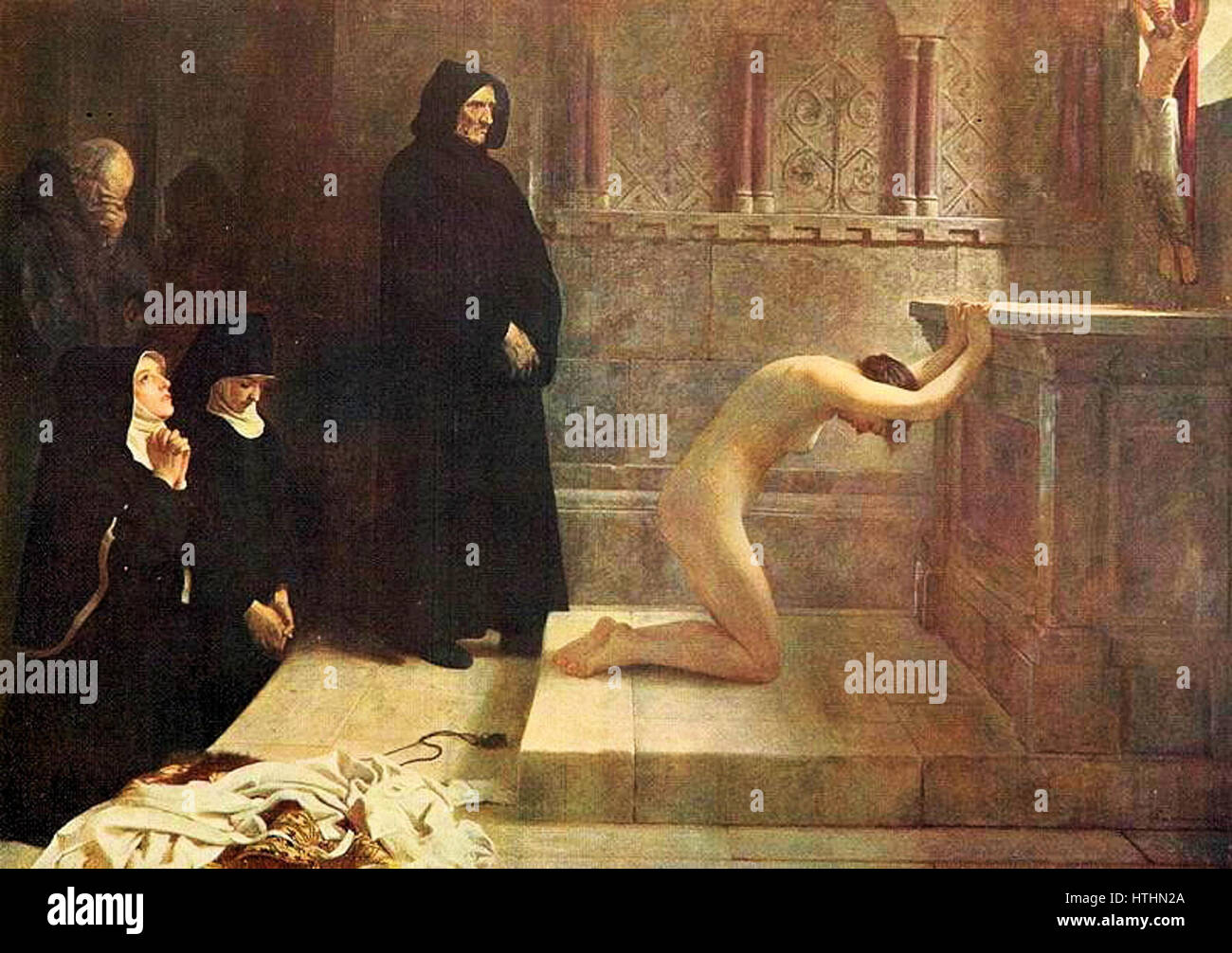 -St Elizabeth-de-Hungary-Great-act-de-Renonciation Banque D'Images