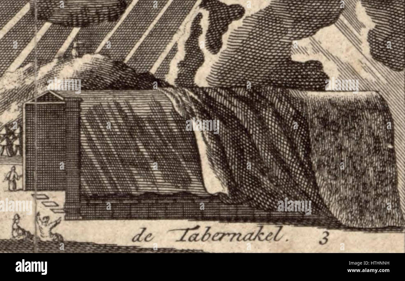 Jan van Jagen. de Tabernakel. Ierusalem. Années 1770 Banque D'Images