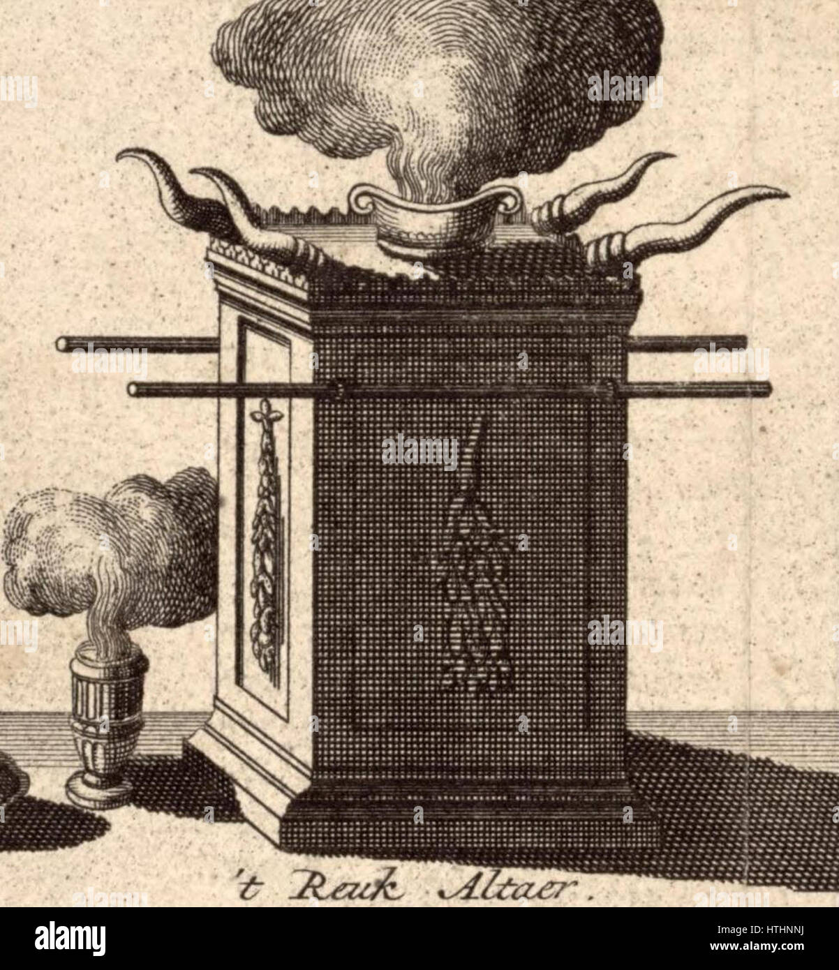 Jan van Jagen. 'T Reuk Altaer. Ierusalem. Années 1770 Banque D'Images