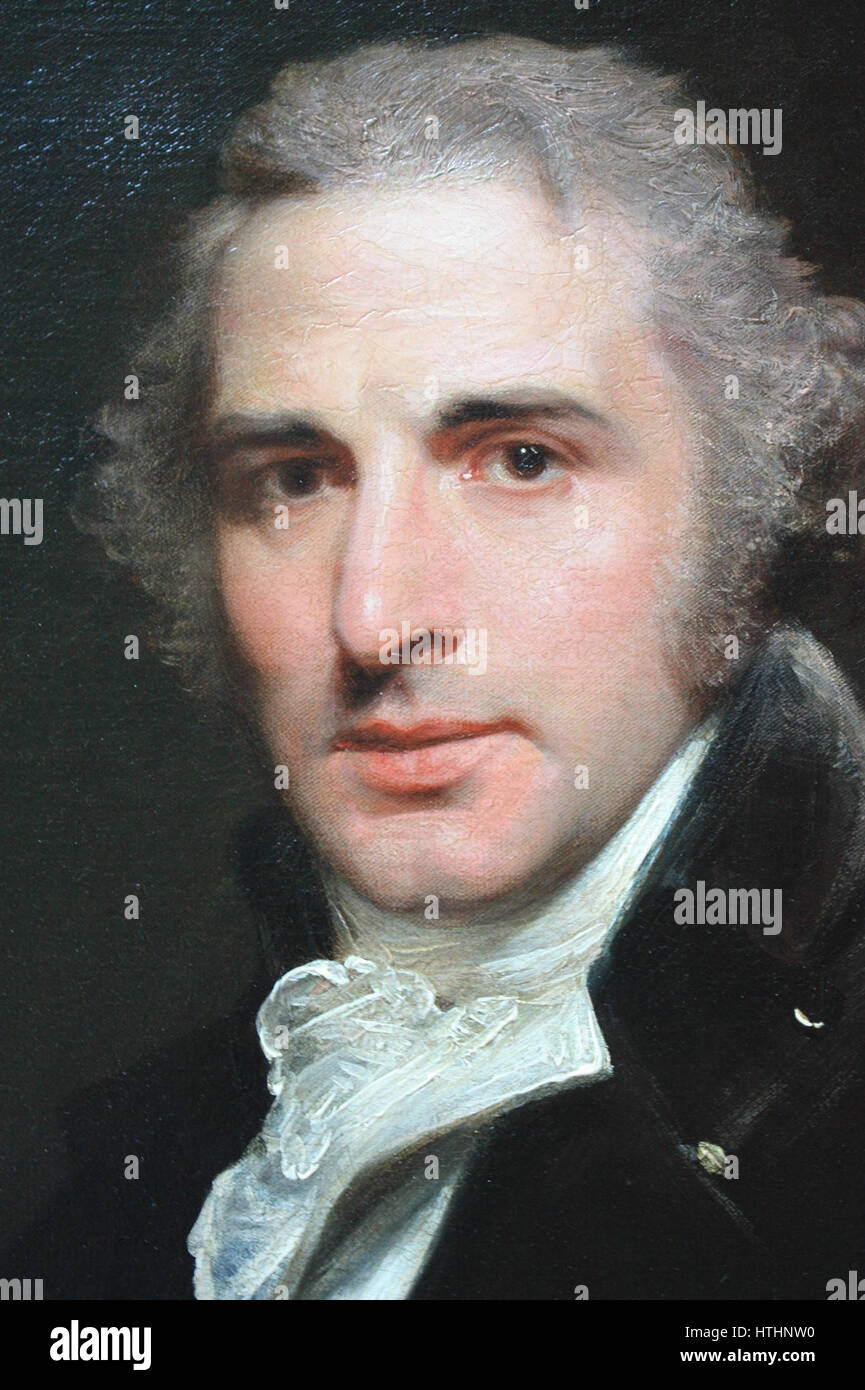 Ce portrait de John Philip Kemble par Sir William Beechey, peint en 1798, représente le célèbre acteur britannique. Le rendu habile de Beechey capture la présence dominante de Kemble et la signification culturelle du théâtre à la fin du XVIIIe siècle. Banque D'Images