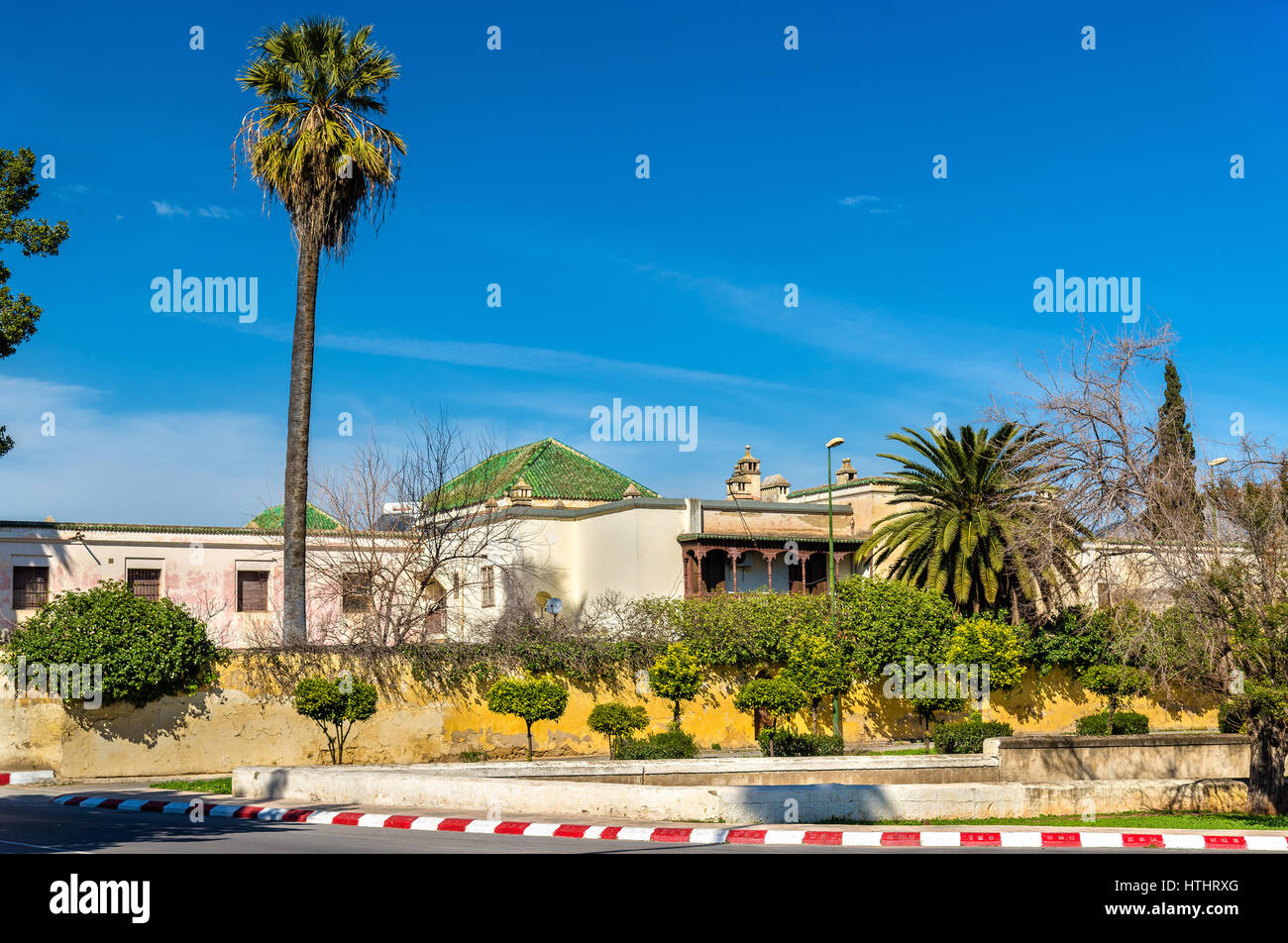Dar El-Makhzen, le Palais Royal de Fès - Maroc Banque D'Images