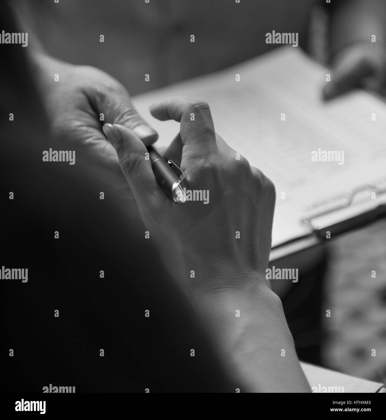 Courier livraison expédition colis commandés Banque D'Images