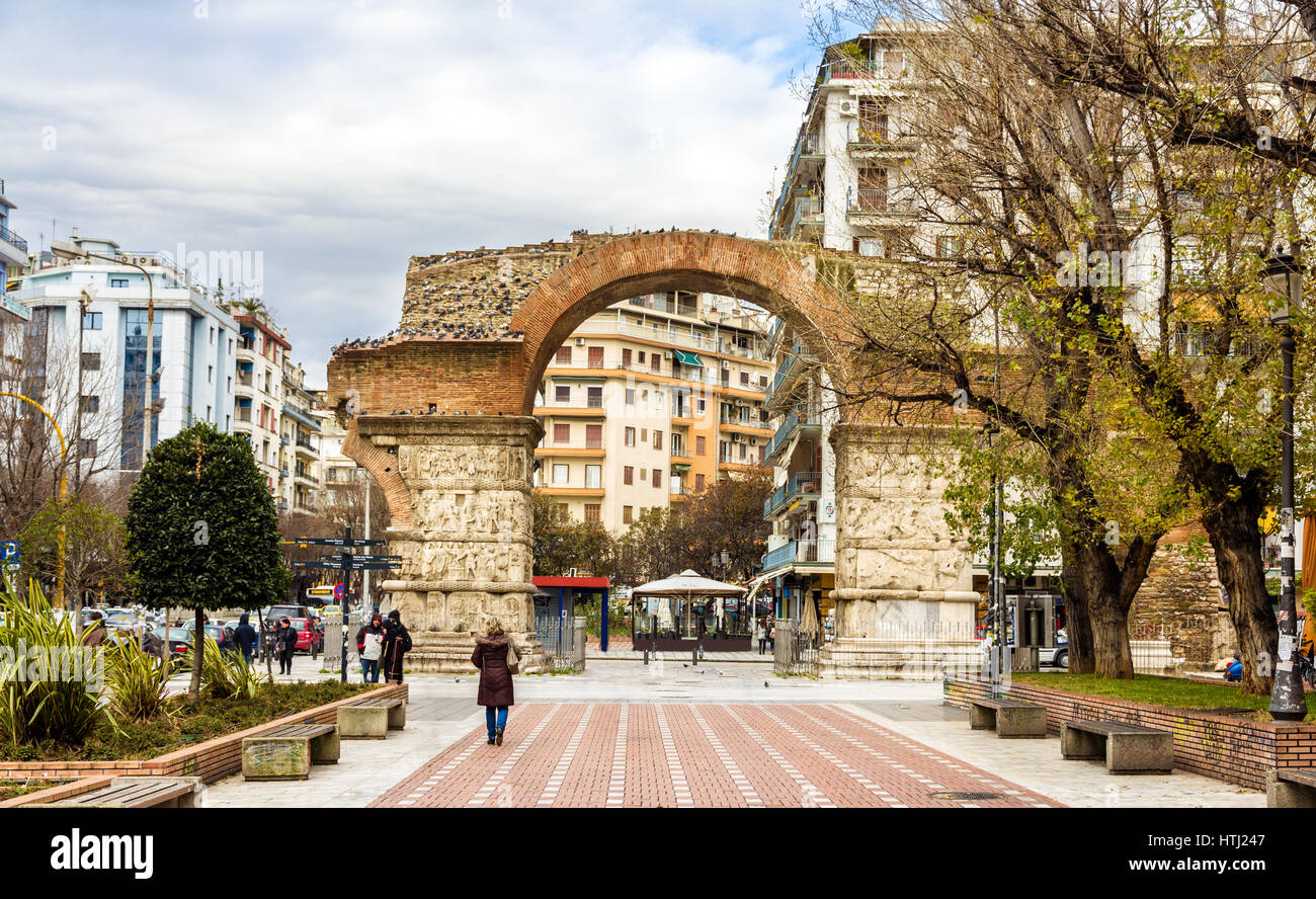 L'Arc de Galère à Thessalonique - Grèce Banque D'Images
