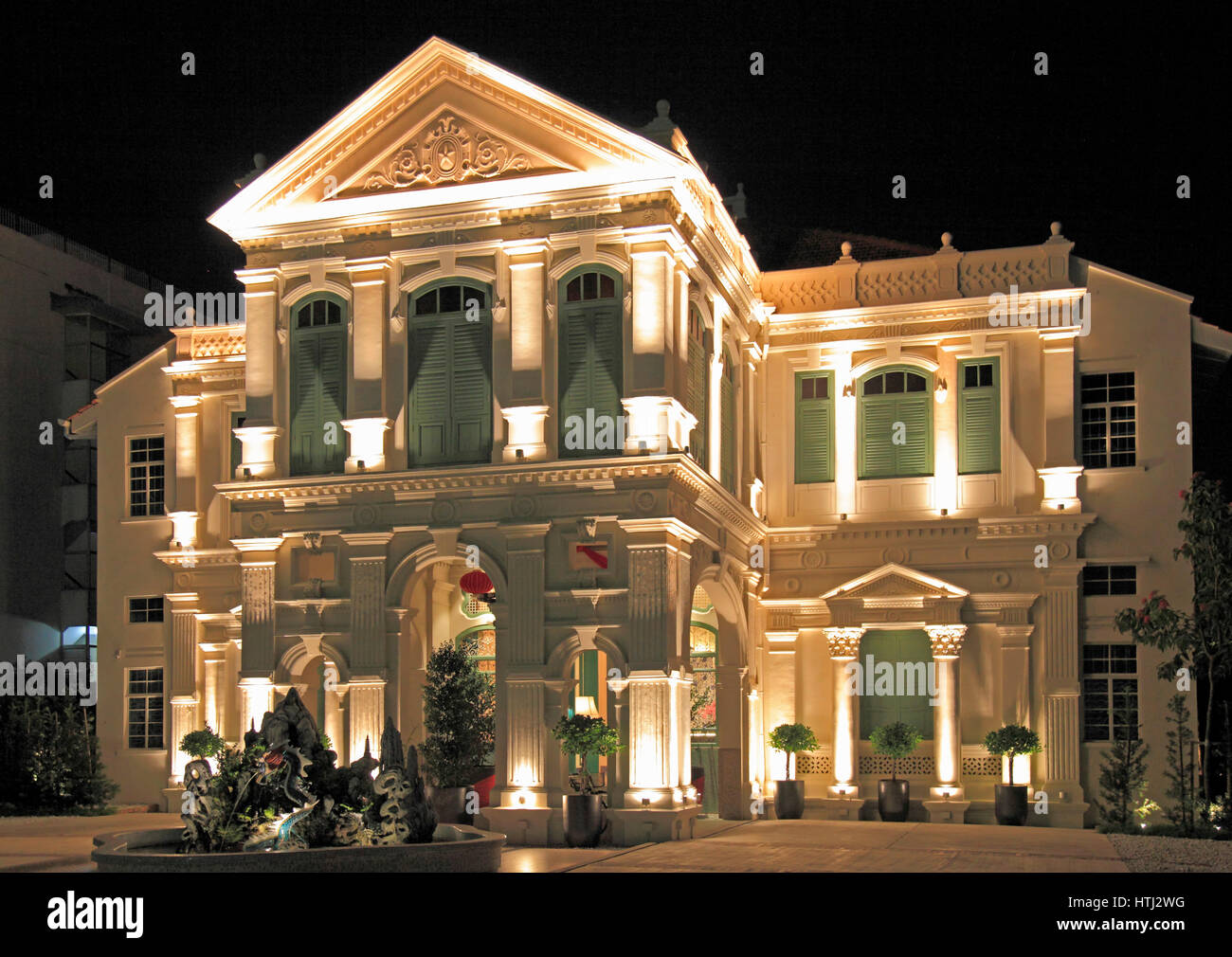 La Malaisie, Penang, Georgetown, l'hôtel Edison, Banque D'Images