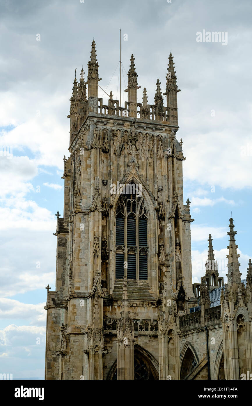 La Cathédrale York Minster Banque D'Images