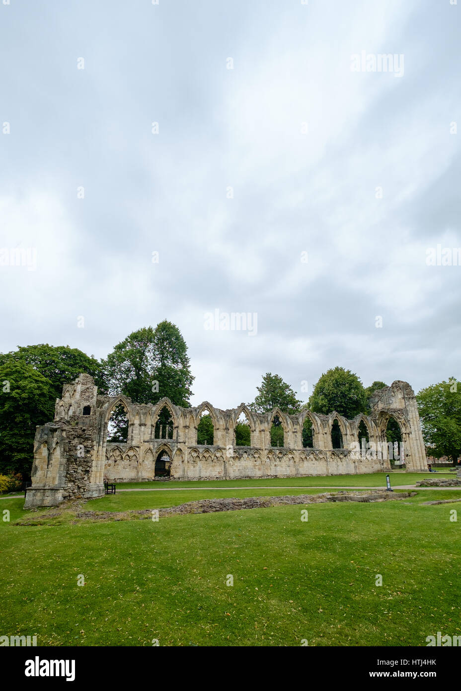 Abbaye Sainte-marie de York Banque D'Images