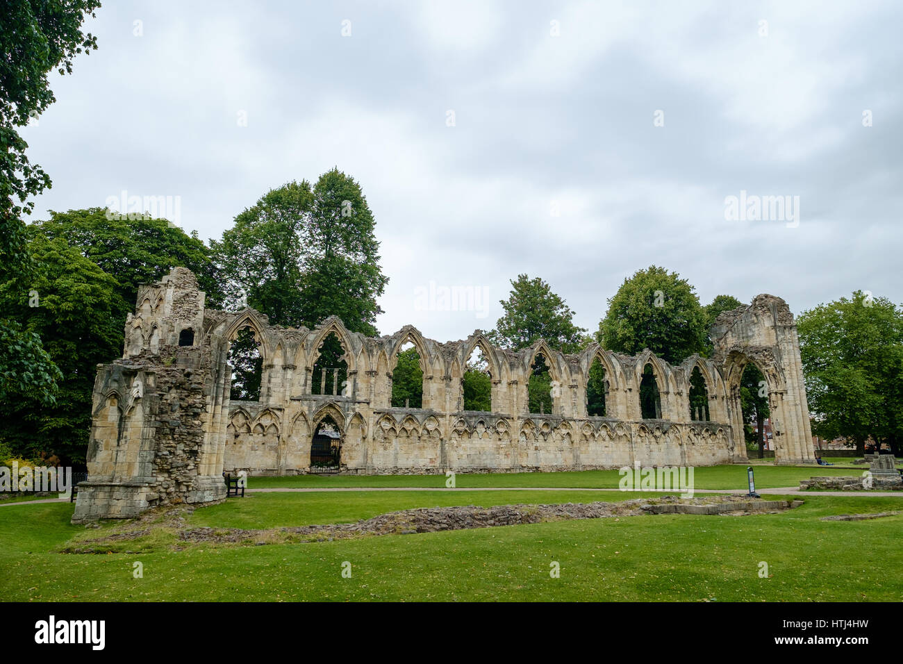 Abbaye Sainte-marie de York Banque D'Images