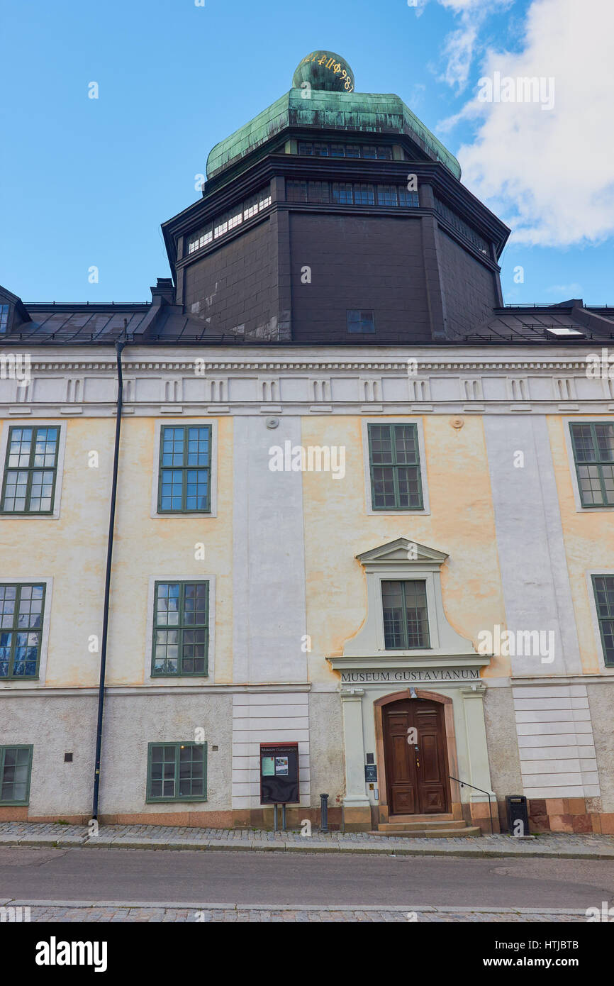 Gustavianum l'ancien bâtiment principal de l'Université d'Uppsala, construit 1622-1625, maintenant l'Université's Museum - Musée Gustavianum, Uppsala, Suède Banque D'Images