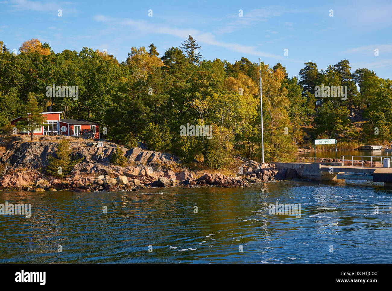 Sippso, île de l'archipel de Stockholm, Suède, Scandinavie Banque D'Images