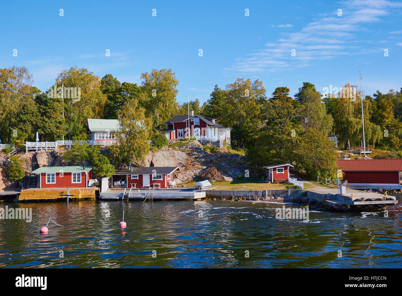 Warholma, île de l'archipel de Stockholm, Suède, Scandinavie Banque D'Images
