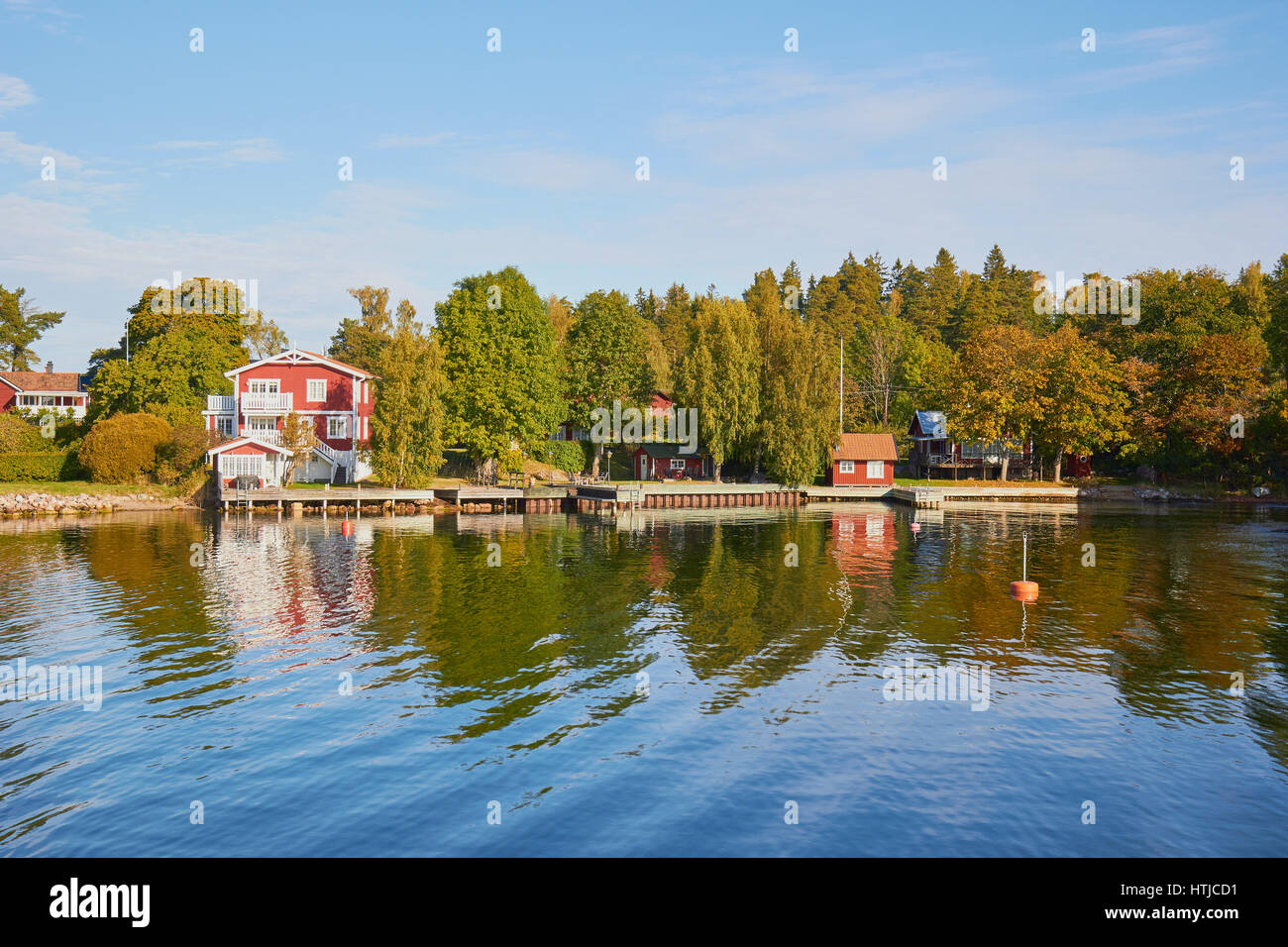 Halleberg Hallberg, île de l'archipel de Stockholm, Suède, Scandinavie Banque D'Images