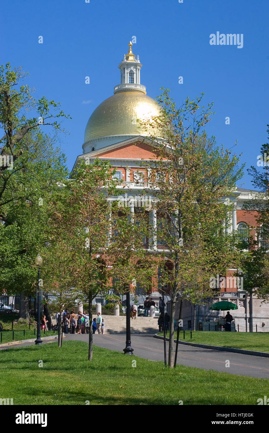 Massachusetts State House - Boston (Massachusetts) Banque D'Images