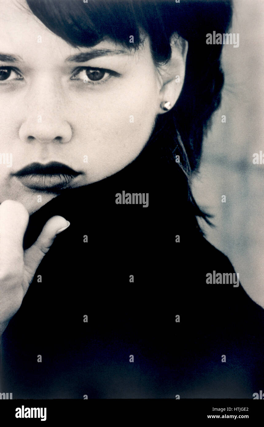 Une expression mystérieuse Banque D'Images