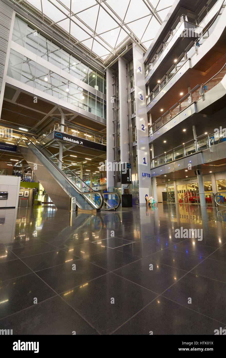 Millennium Point intérieur Birmingham West Midlands England UK Banque D'Images