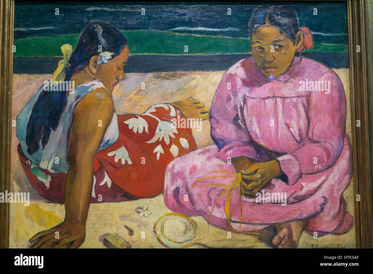 La peinture impressionniste au Musee d'Orsay,Paul Gauguin, Paris, France. Banque D'Images