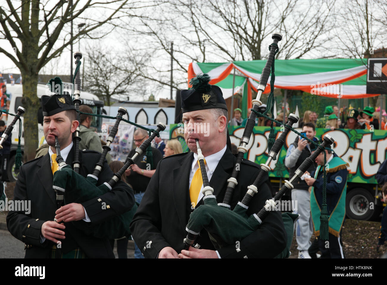 St Patricks Day Parade, Birmingham UK 12 Mars 2017 © Terry Mason / Alamy Banque D'Images