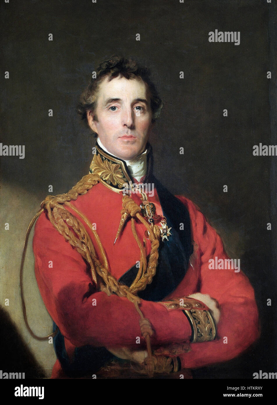 Sir Arthur Wellesley, 1er duc de Wellington Banque D'Images