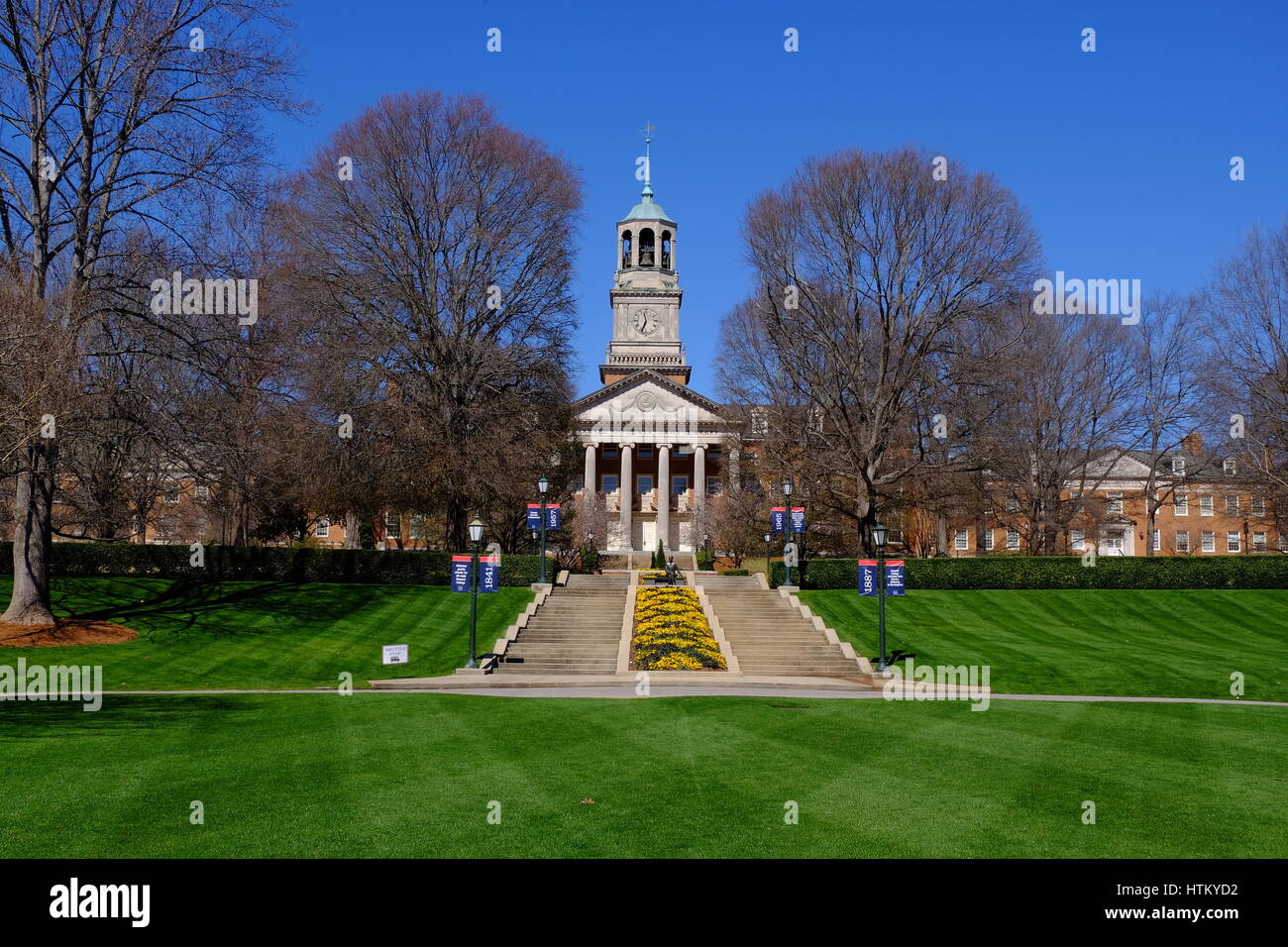 La bibliothèque de l'Université Samford à Birmingham, Alabama, USA. Banque D'Images