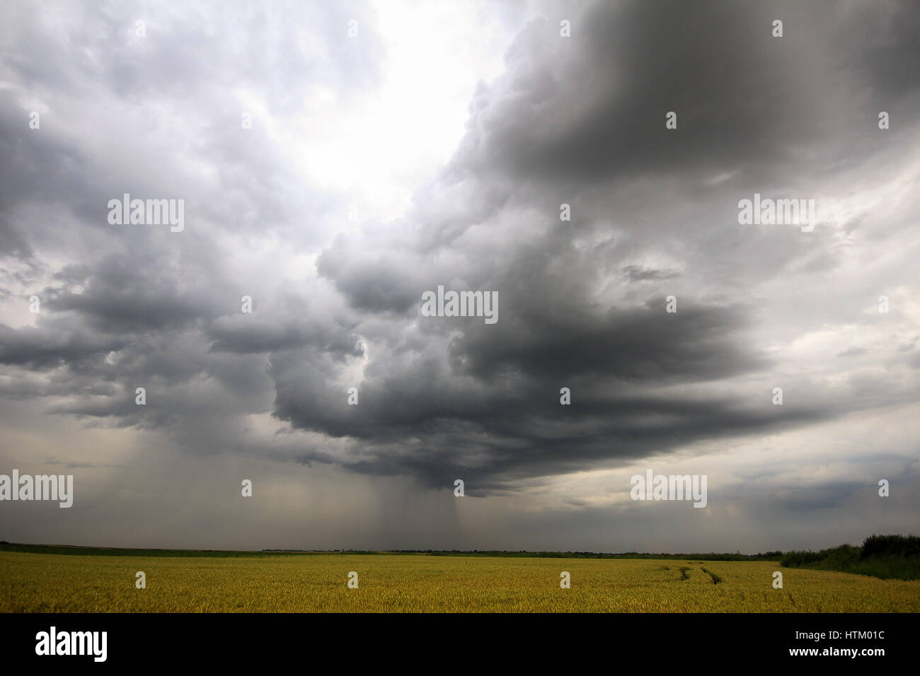 Photo d'un ciel d'orage en été Banque D'Images