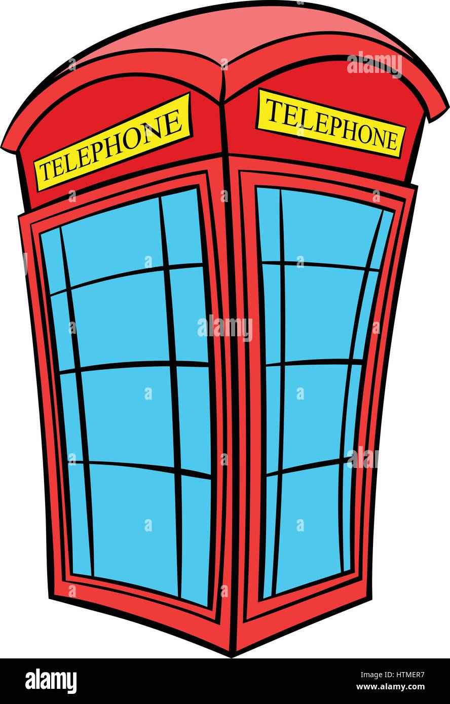 Angleterre Cabine Telephonique Dessin / Quatre Histoires Du Telephone