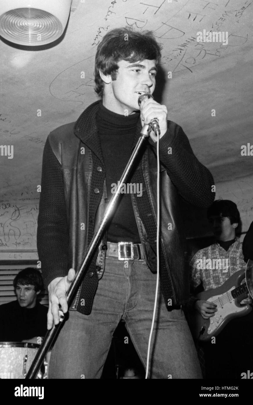 Vince Taylor et les Bobbie Clarke le bruit. Golf-Drouot, Paris, 1964. Banque D'Images