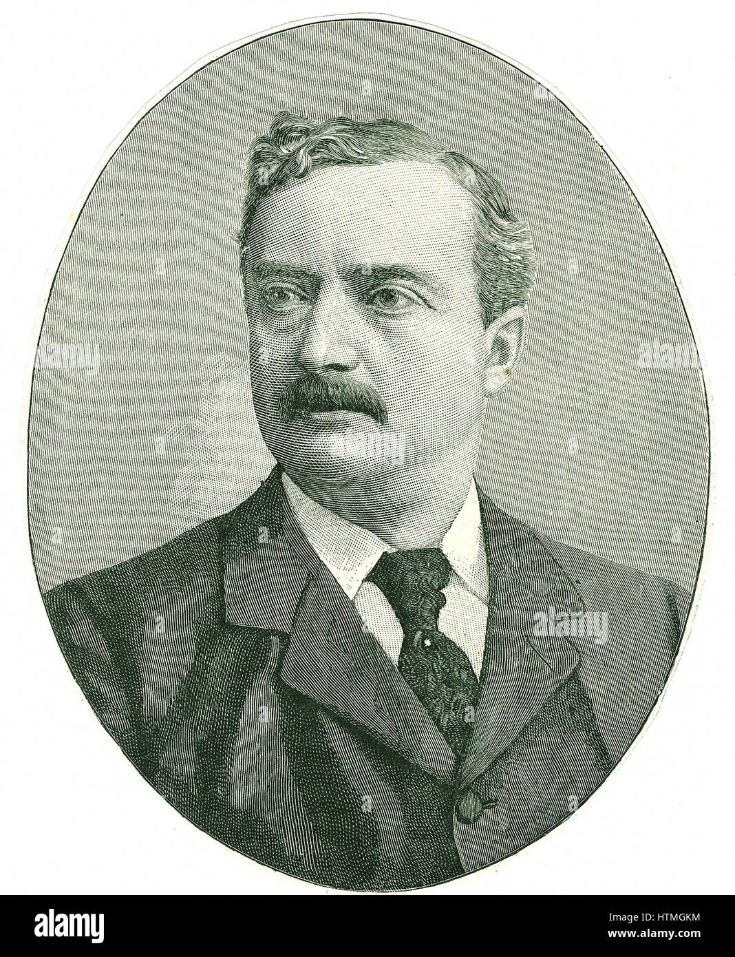 John Edward Redmond (1856-1918) Homme politique irlandais connu comme 'le Pétrel irlandais'. Un champion de la Home Rule, il devient président du parti nationaliste en 1900. Gravure c1900. Banque D'Images