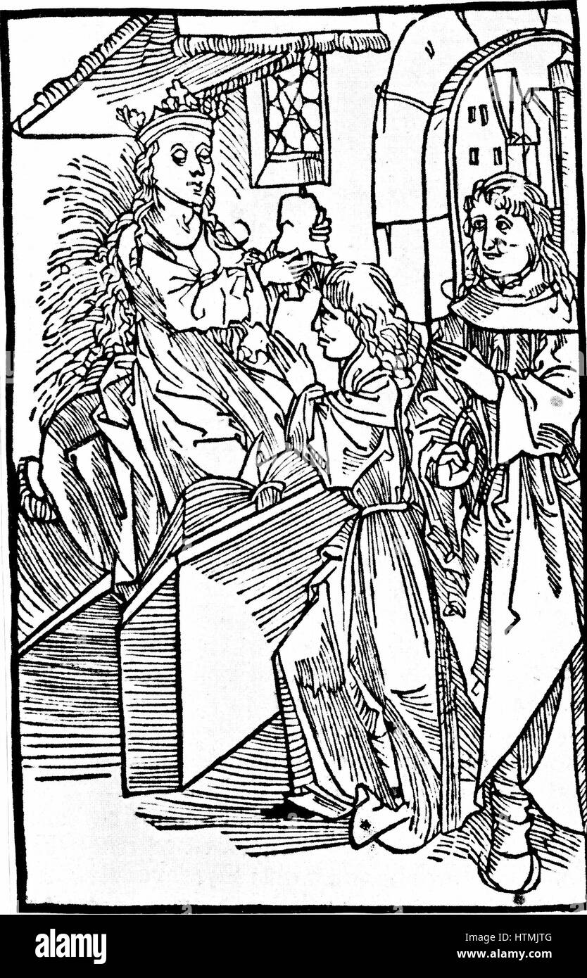 Cassandra : grec légendaire prophétesse, fille de Priam, roi de Troie, et Hecuba. A rejeté les avances d'Apollo, alors il fait en sorte que personne n'a cru son prophéties, même si généralement vrai. Prophète de malheur. Un personnage dans Homère ; dans "Shakespeare Troilus Banque D'Images