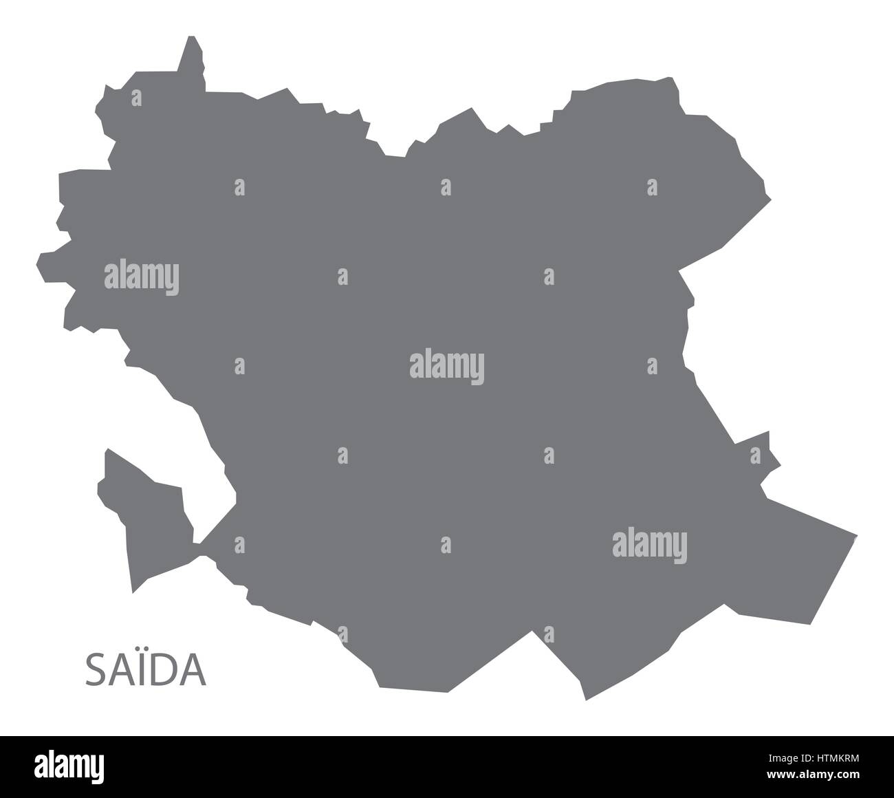 Saida Algérie site gris illustration silhouette Illustration de Vecteur