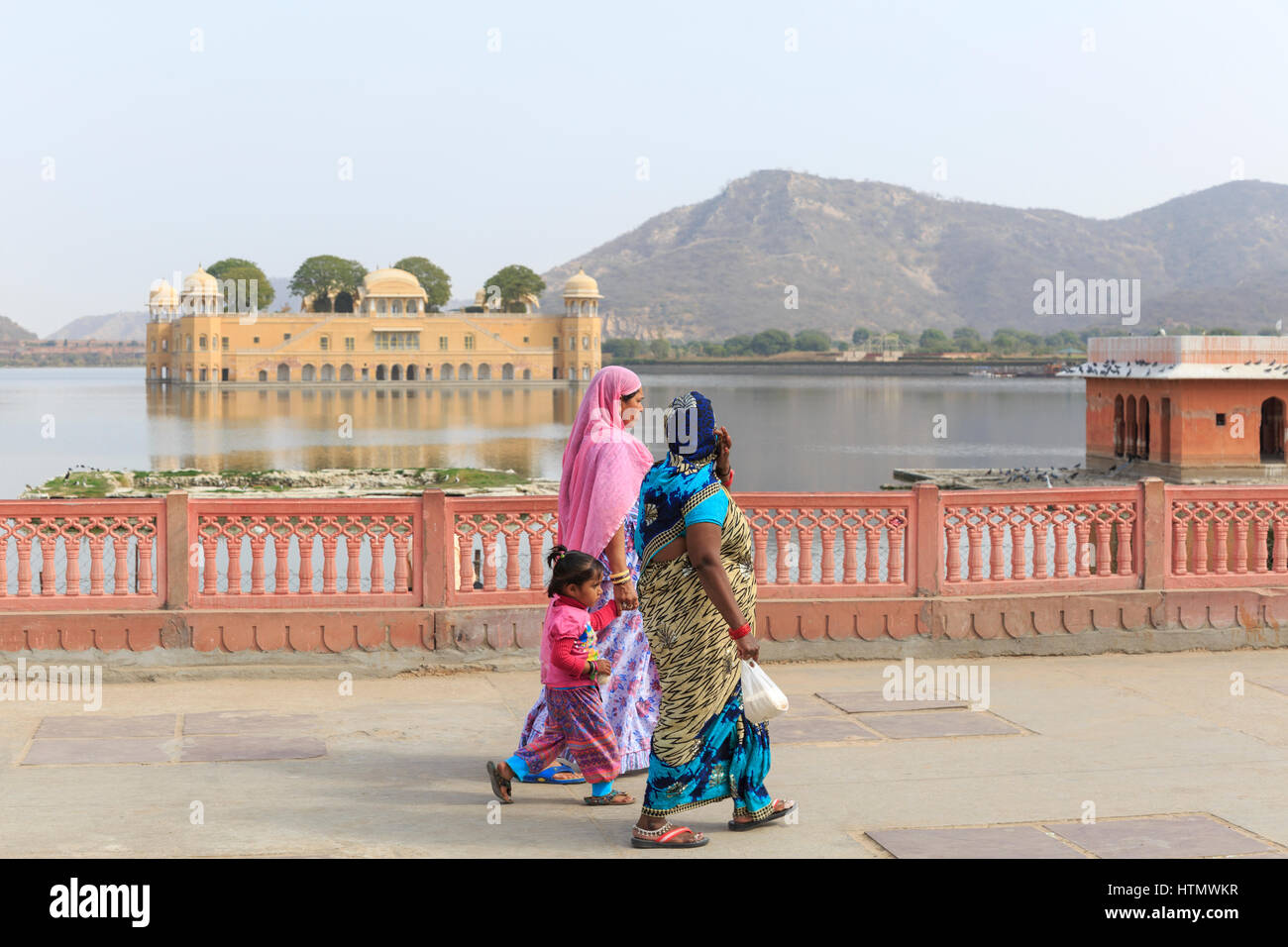 Jal Mahal Palace, Jaipur, Inde Banque D'Images