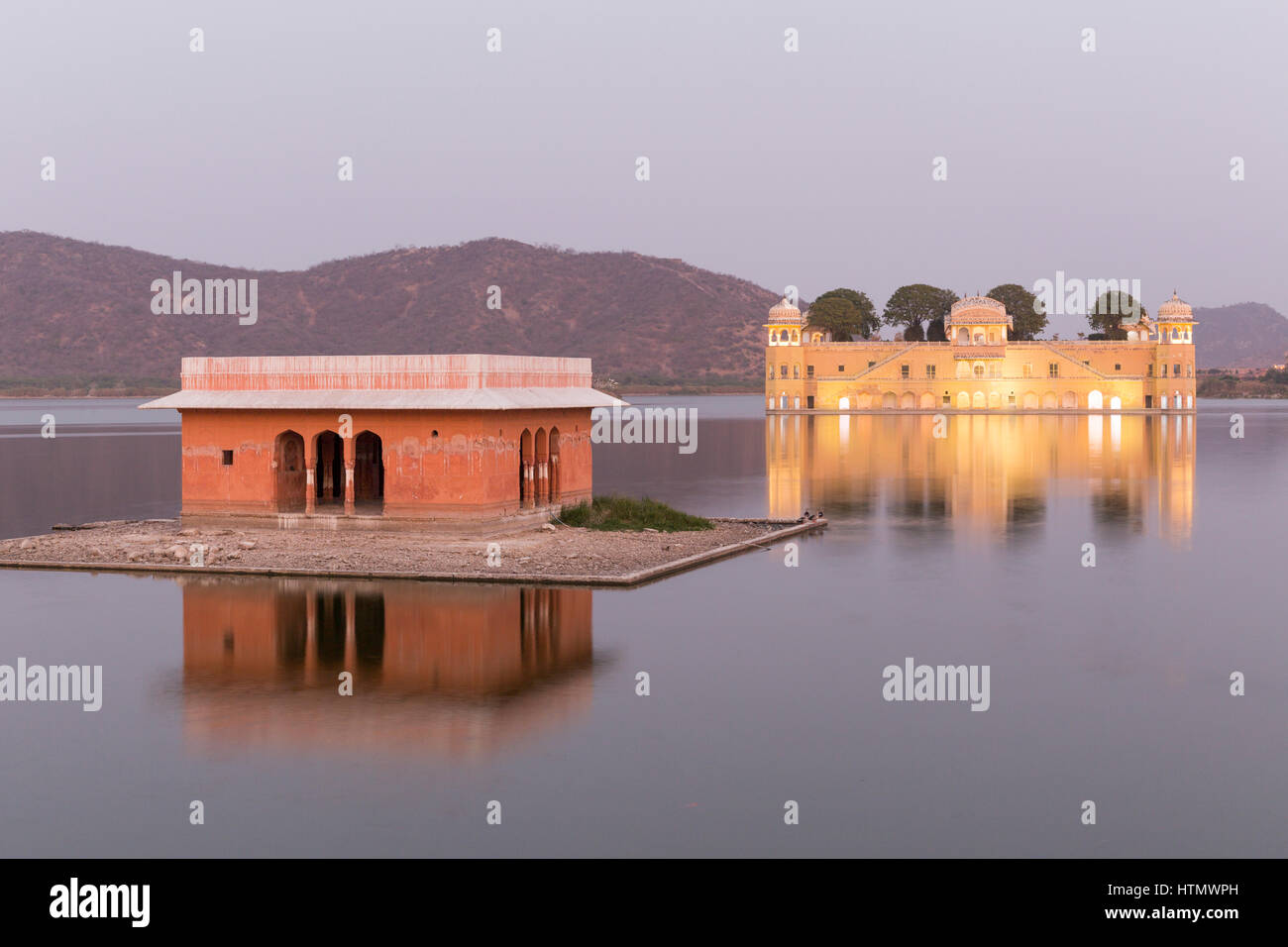 Jal Mahal Palace, Jaipur, Inde Banque D'Images