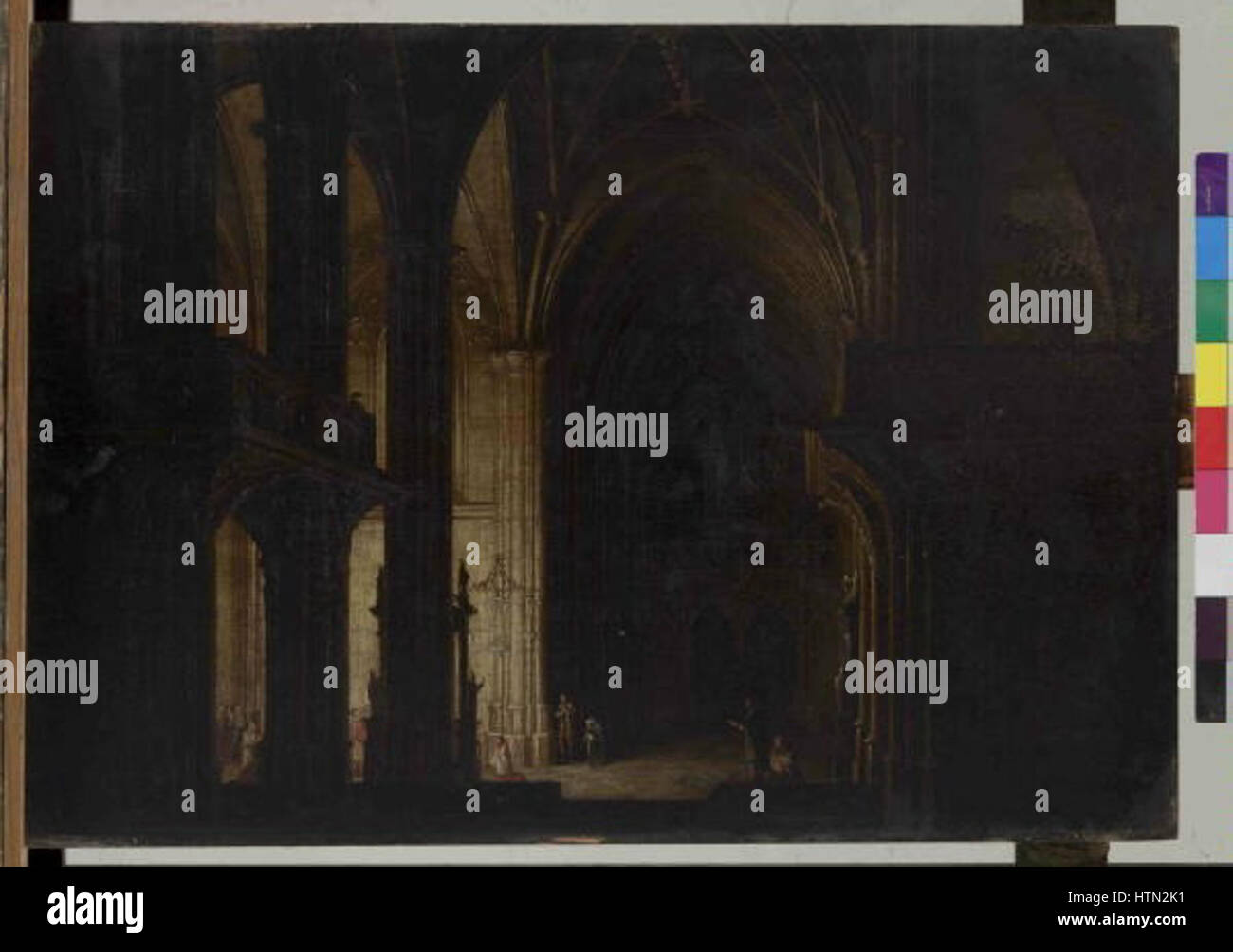 Ludvik Kohl 14. 4. 1746-21. 6. 1821 Vnitrek gotickeho - msi se kostela II. Banque D'Images