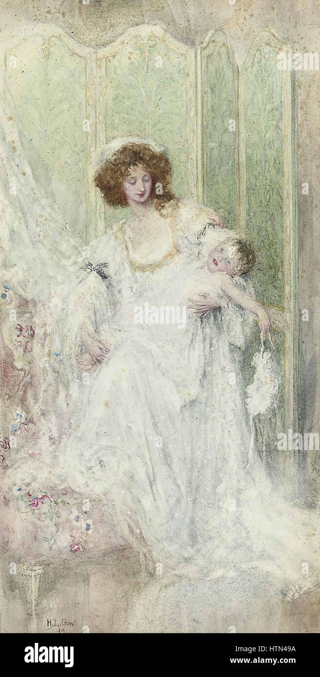 Mary Louisa Gow - Sa Majesté, le bébé Banque D'Images