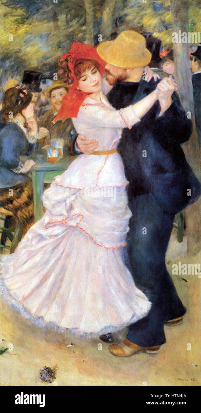 Pierre-Auguste Renoir - Suzanne Valadon - Danse à Bougival - 02 Banque D'Images