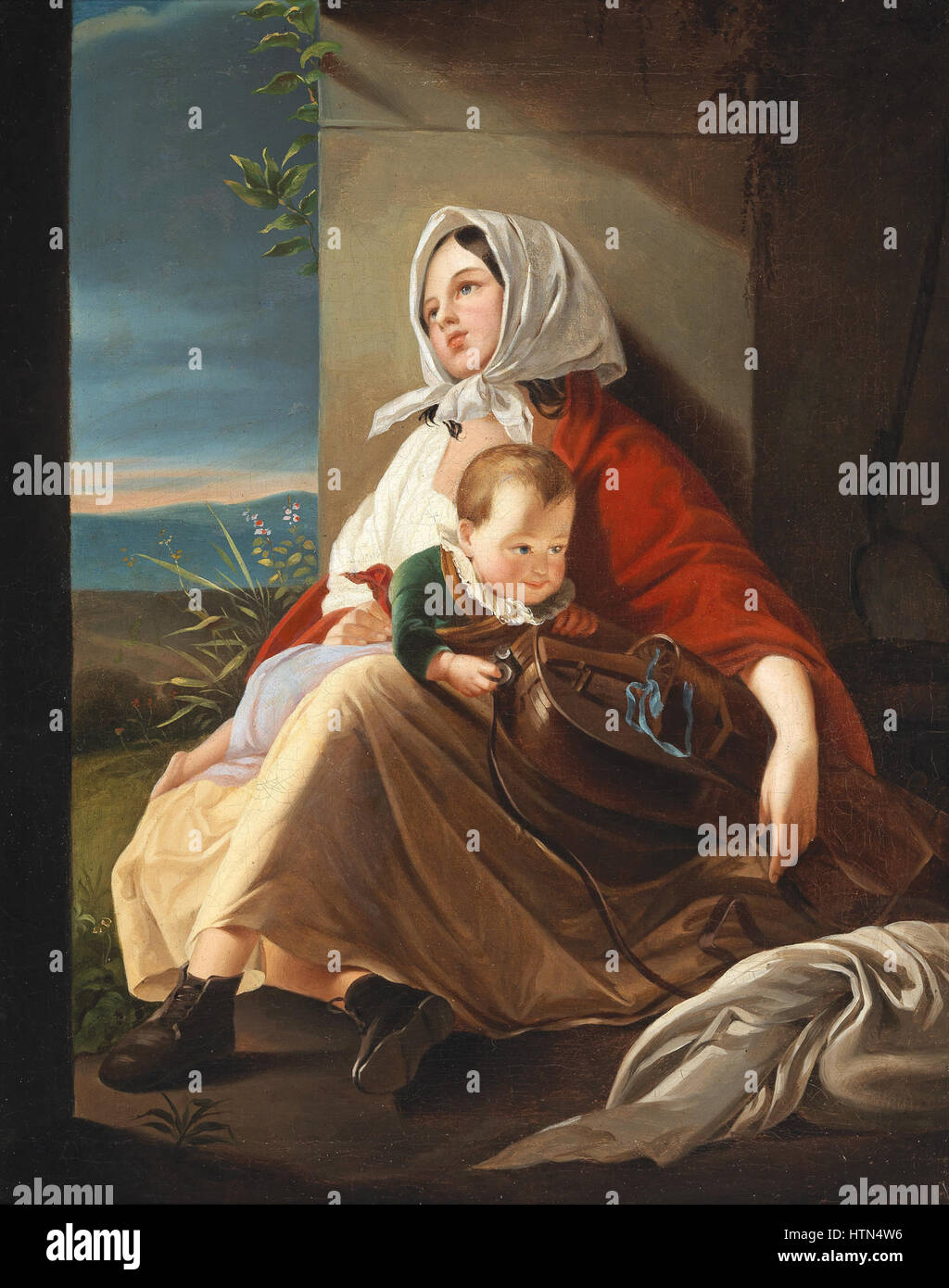 Joseph Haier Dans Gedanken Banque D'Images