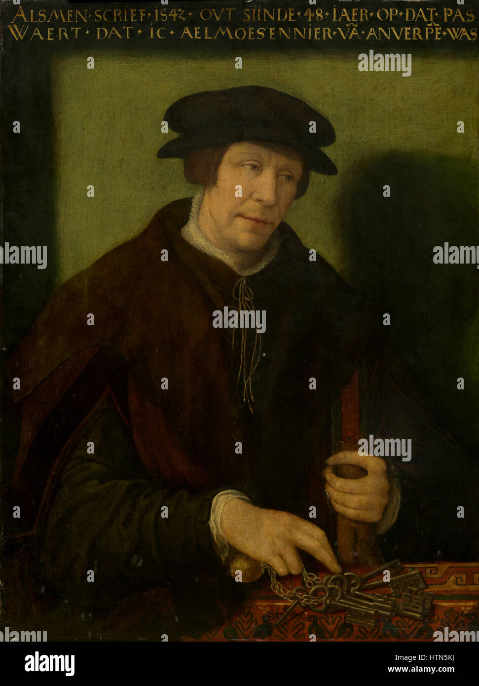 Portrait d'un aumônier de Anvers A11731 Banque D'Images